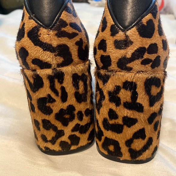 Sam Edelman Kassidy real calf fur Leopard print 6.5 - Picture 5 of 9